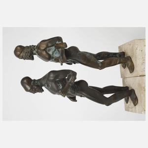 Antikenrezeption Paar Kriegerfiguren von Riace