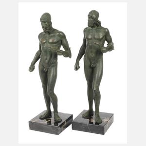Antikenrezeption Paar Kriegerfiguren von Riace