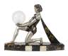 Georg Maxim, Tischlampe Art déco