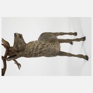 Große Wiener Bronze als imposanter Hirsch