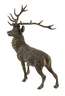 Große Wiener Bronze als imposanter Hirsch