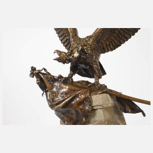 Gyula Maugsh, Adler mit Fahne