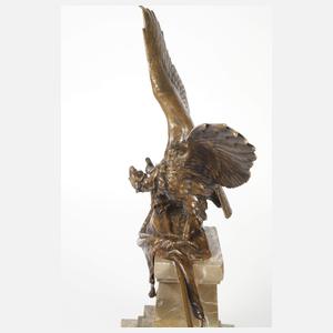 Gyula Maugsh, Adler mit Fahne