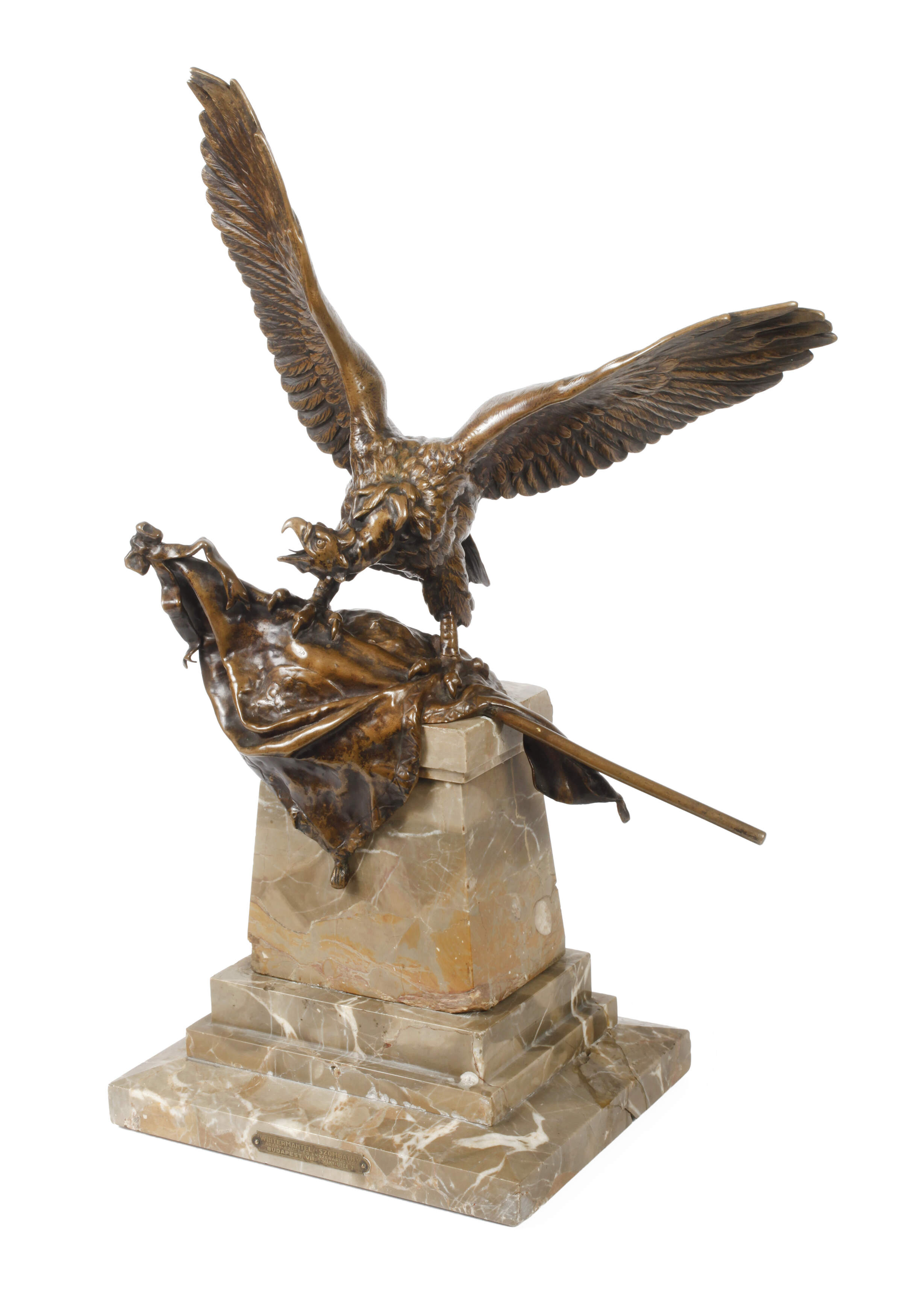 Gyula Maugsh, Adler mit Fahne