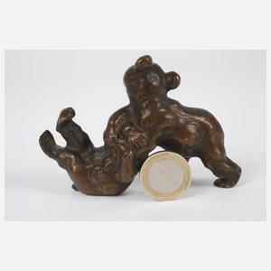 Max Daniel Hermann Fritz, Miniatur spielende Bären