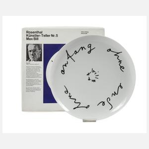 Max Bill, Teller "Ohne Anfang, ohne Ende"