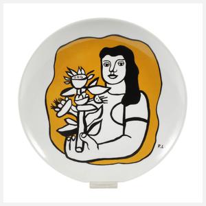 Fernand Léger, Künstlerteller "La femme au bouquet"