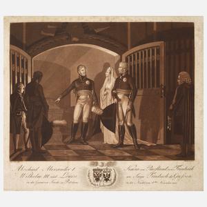 Johann Berka, Zar Alexander I. am Sarg