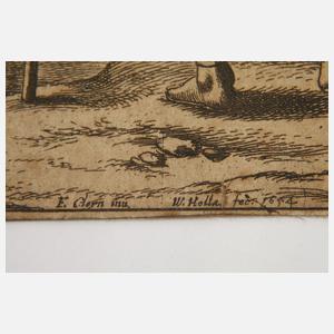 Wenzel Hollar, Römische Soldaten