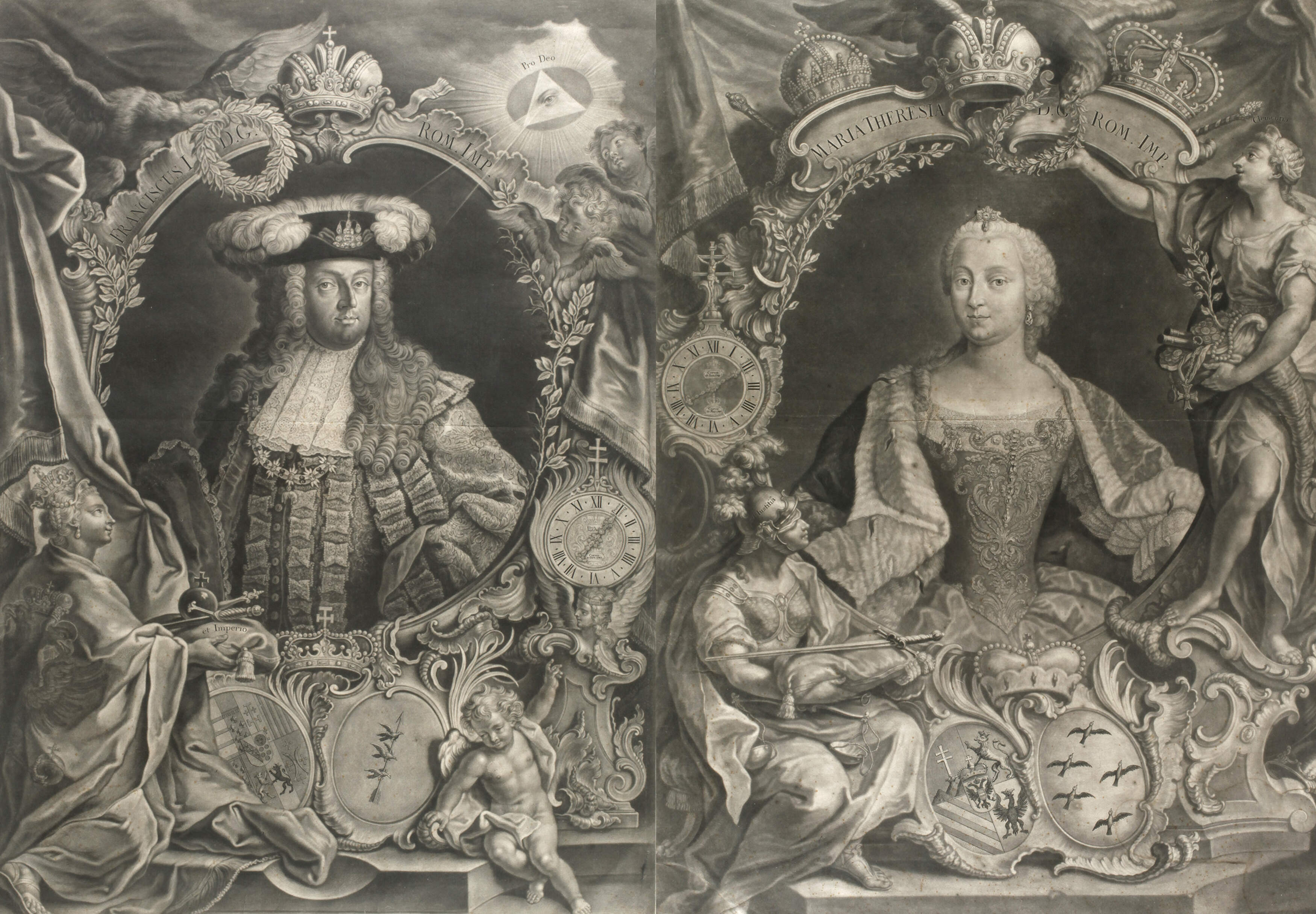 Geschwister Klauber, Franz I. & Maria Theresa