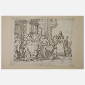 Giuseppe Maria Mitelli, Jesus im Haus von Simon