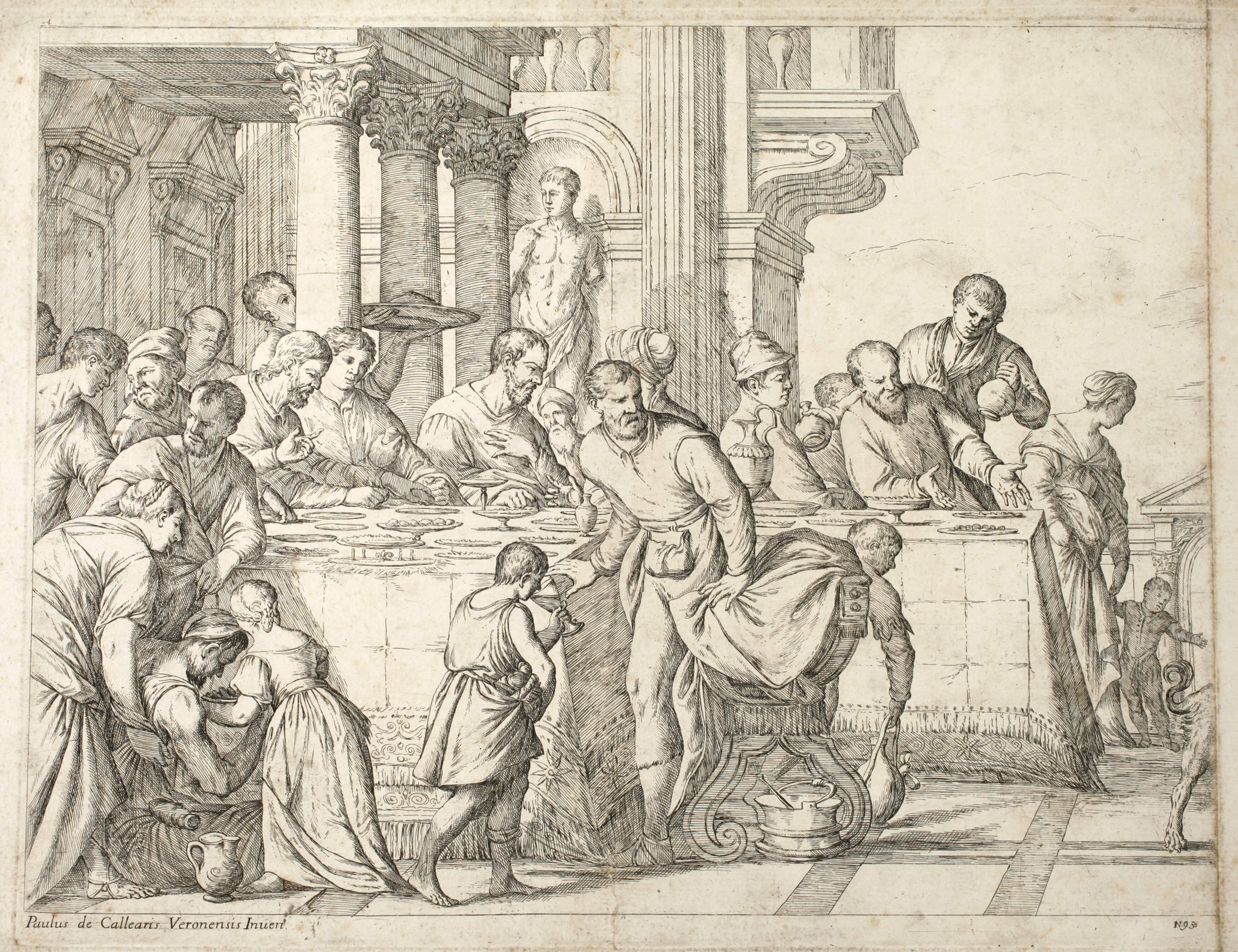Giuseppe Maria Mitelli, Jesus im Haus von Simon