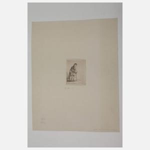 Rembrandt van Rijn, "Alte Bettlerin"