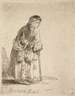 Rembrandt van Rijn, "Alte Bettlerin"