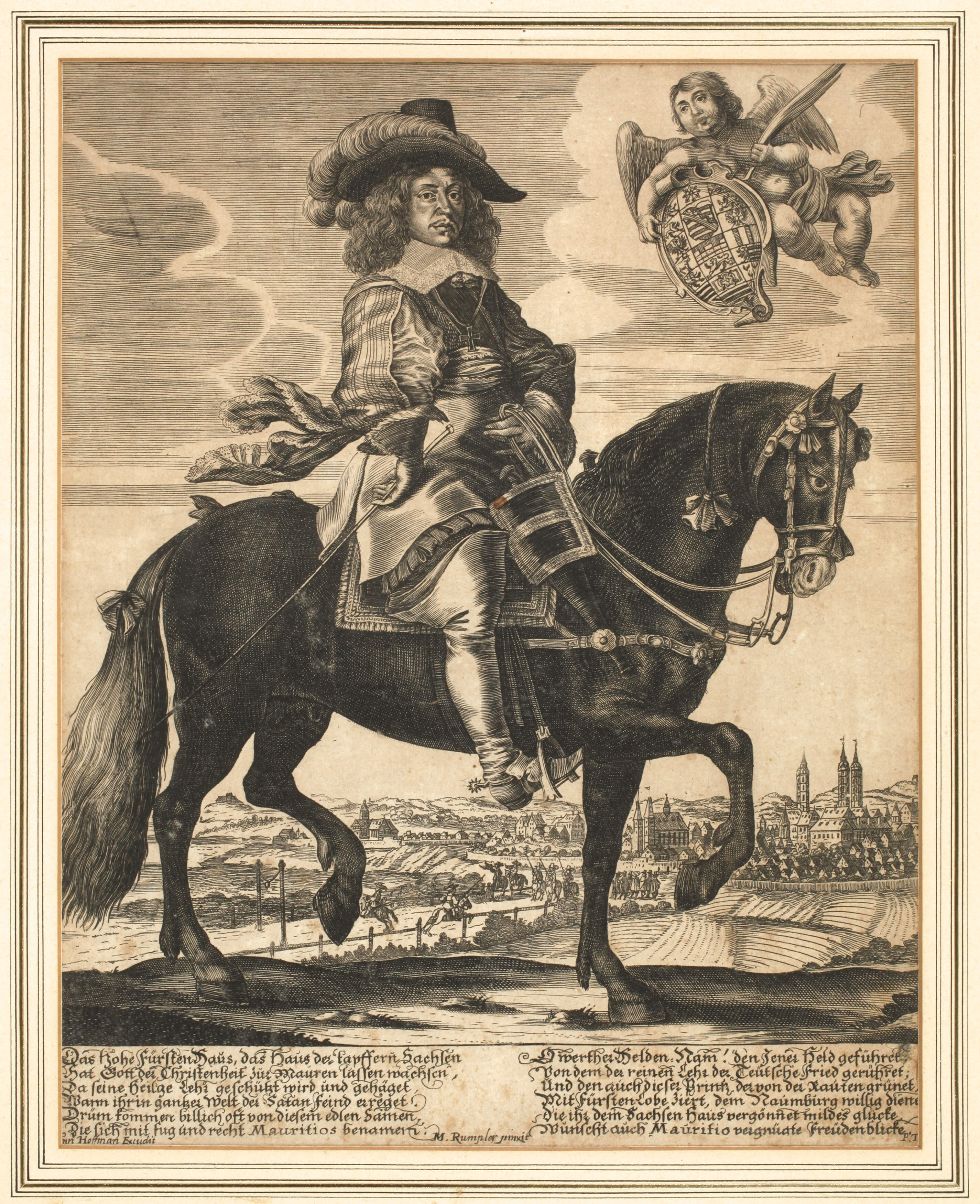Peter Troschel, Moritz von Sachsen-Zeitz zu Pferde