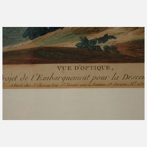Jacques Chéreau, Napoleon mit Gefolge am Meer