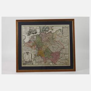 Matthäus Seutter, Karte Imperium Romano-Germanicum