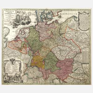 Matthäus Seutter, Karte Imperium Romano-Germanicum