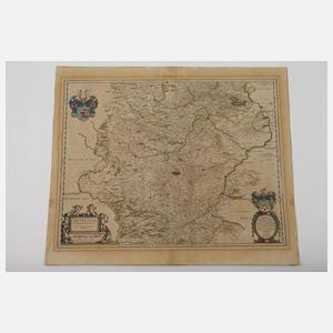 Johannes Blaeu, Kupferstichkarte Thüringen
