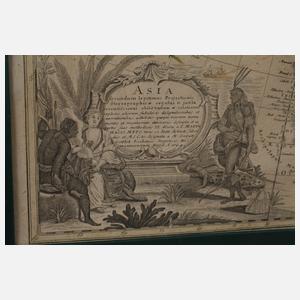 Johann Baptist Homann, Karte Asien