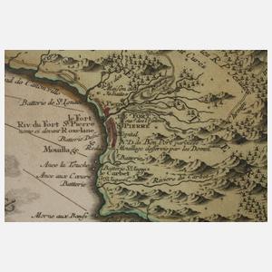 Matthäus Seutter, Inselkarte Martinique