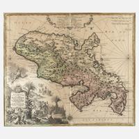 Matthäus Seutter, Inselkarte Martinique111