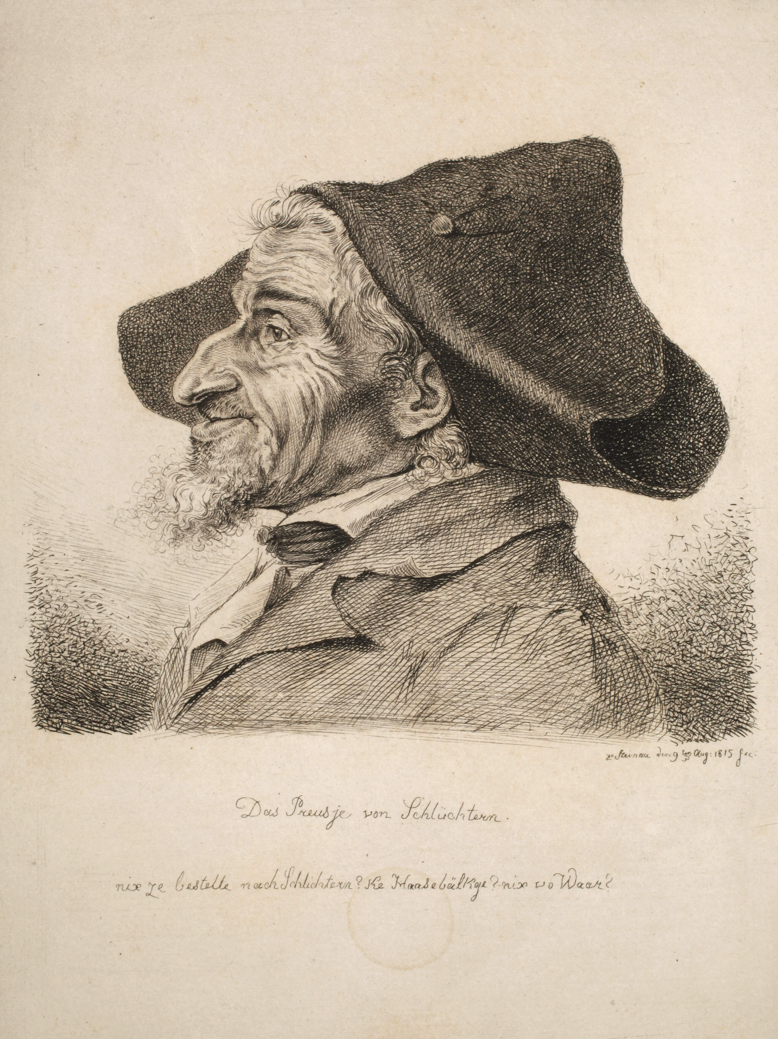 Ludwig Emil Grimm, "Der Preusje von Schlüchtern"