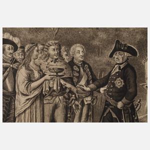 "Friedrich II. Ankunft im Elisium"