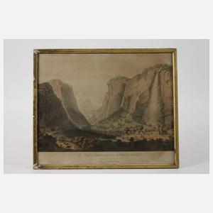 Das Lauterbrunnental mit den Staubbachwasserfällen