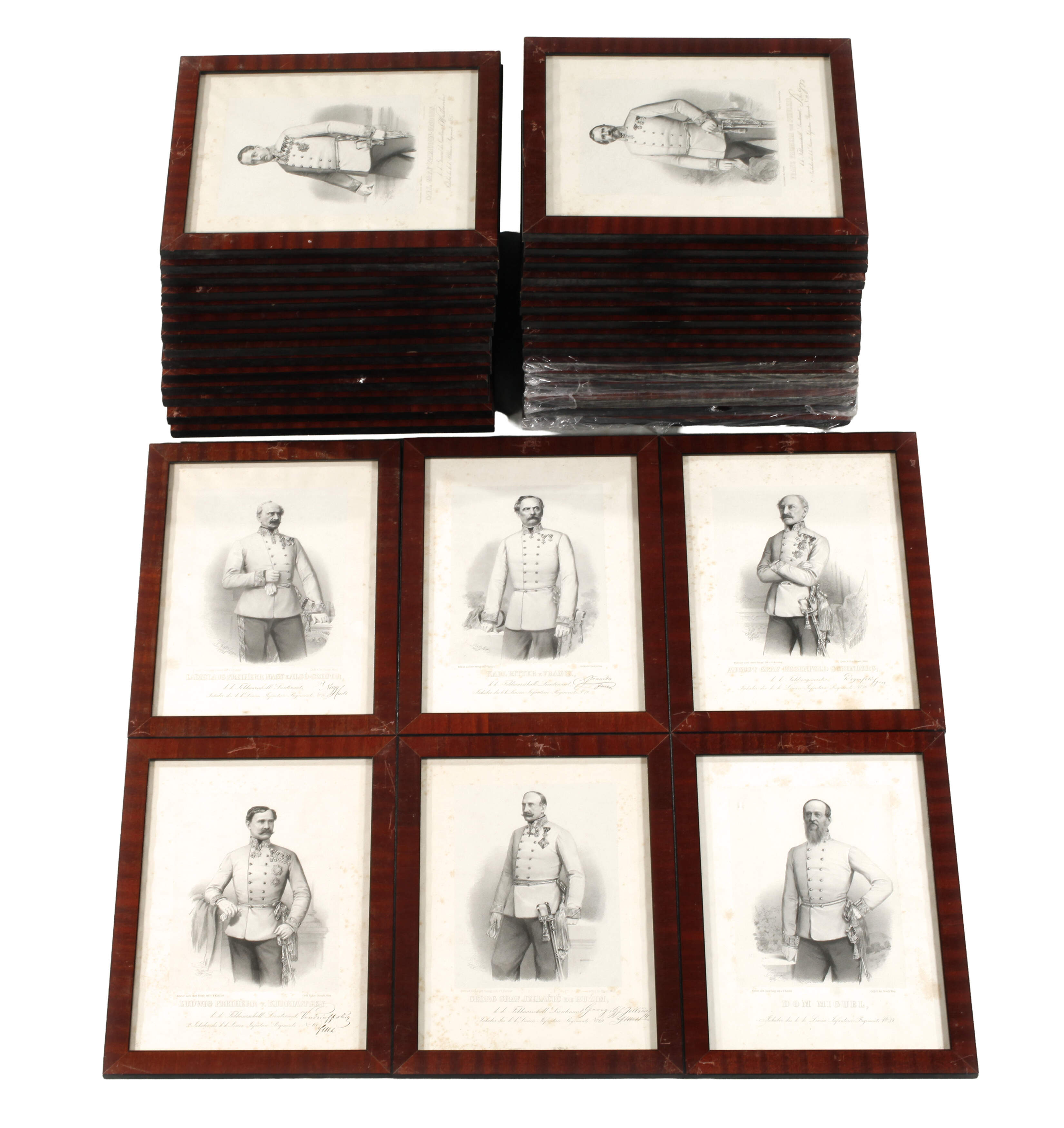 Großer Konvolut Portraits europäische Regenten