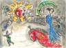 Marc Chagall, "Sonne und rotes Pferd"