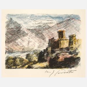 Lovis Corinth, "Burg am See"
