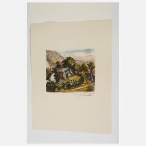 Lovis Corinth, "Alphütte"