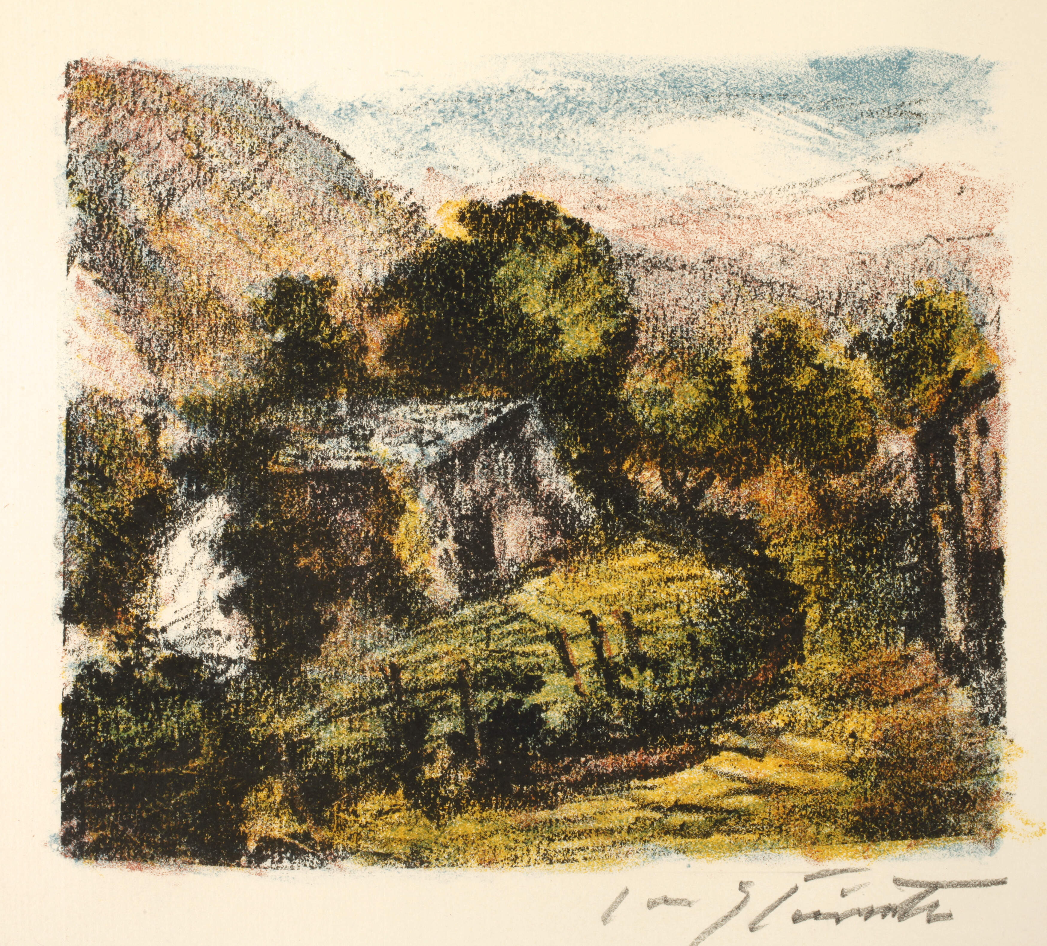 Lovis Corinth, "Alphütte"