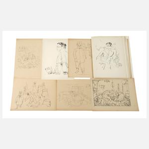 George Grosz, großes Konvolut "Ecce Homo"