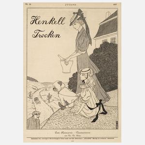 Thomas Theodor Heine, "Henkell Trocken"