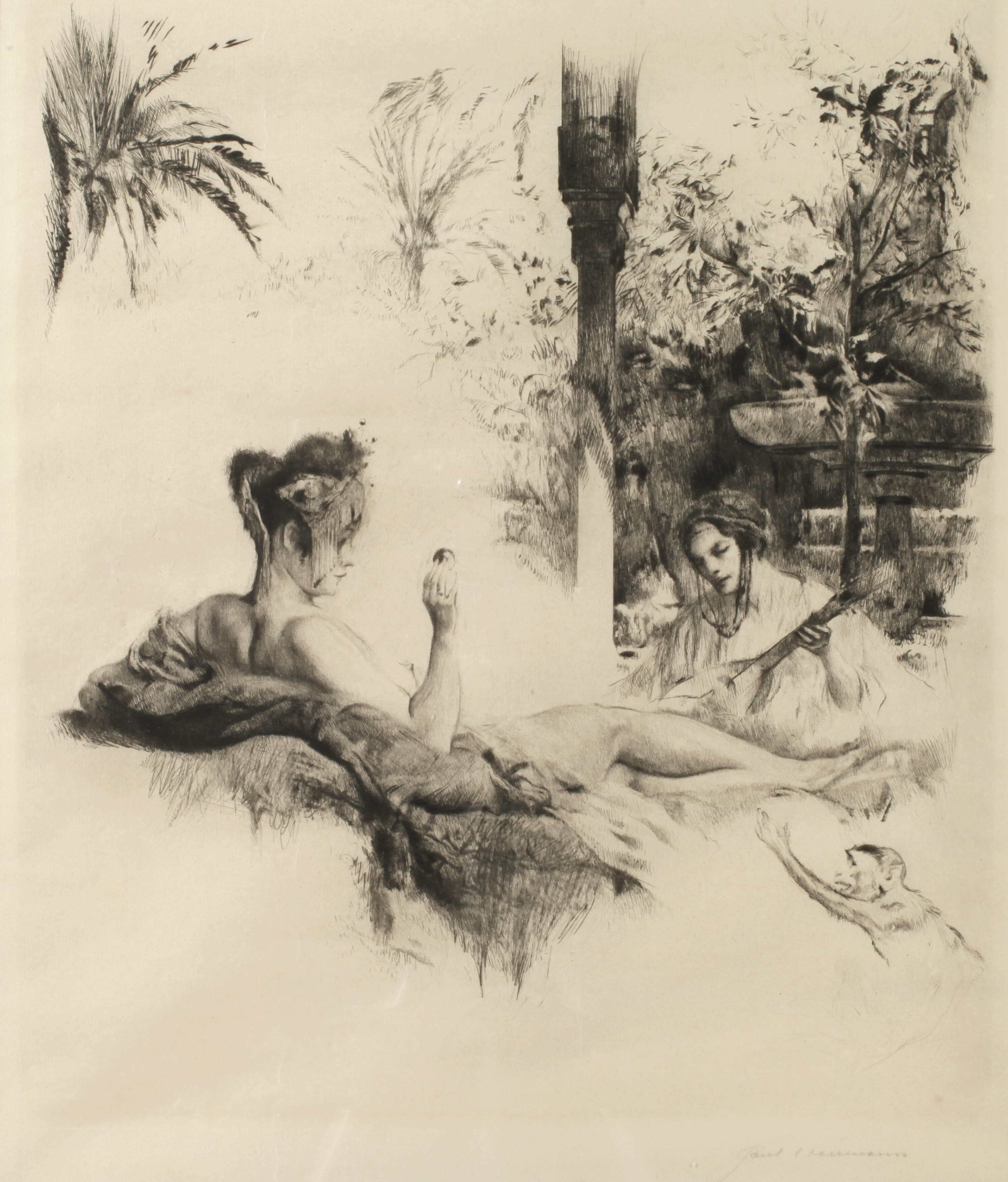 Paul Herrmann, Orientalische Szene