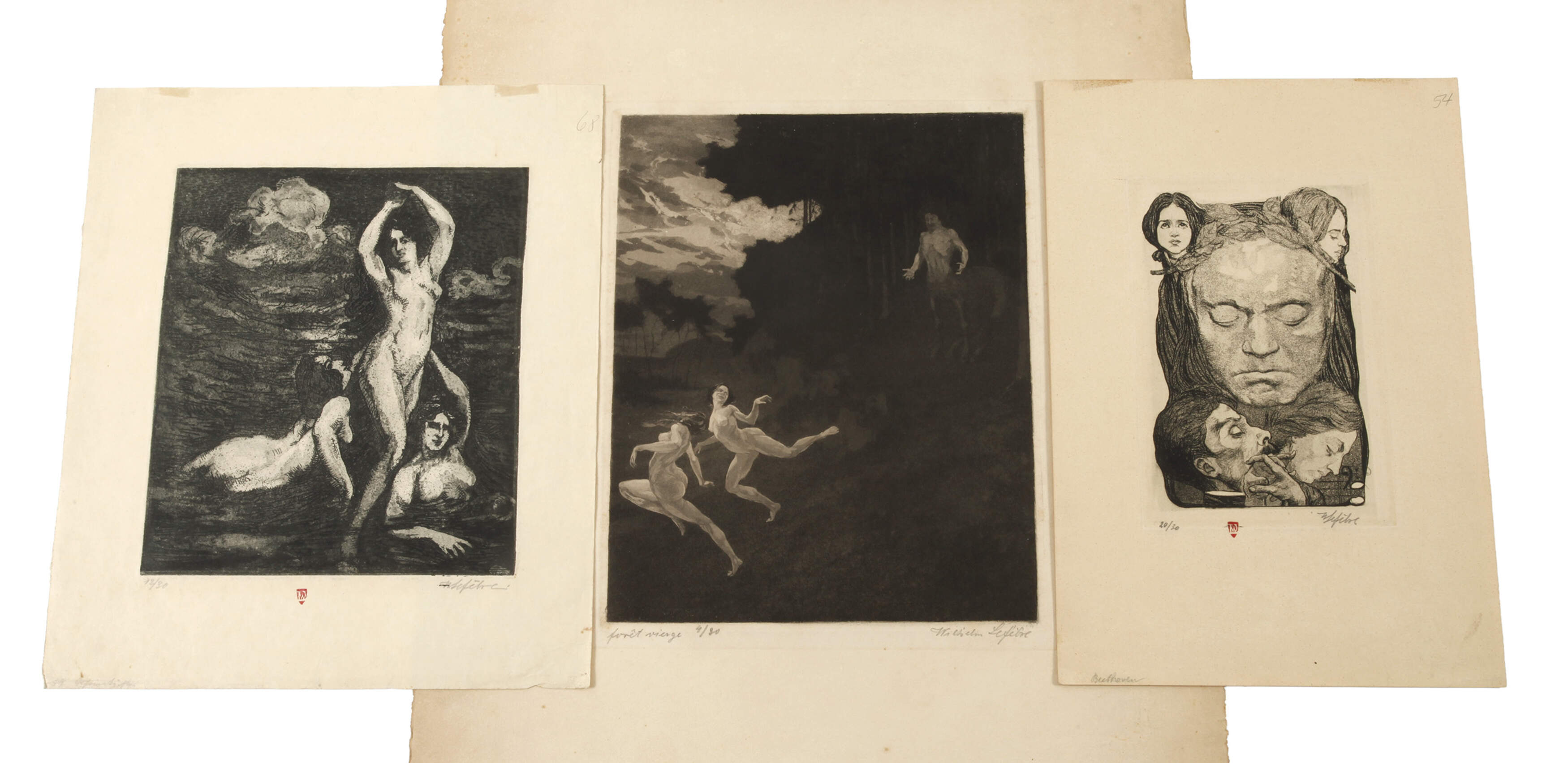 Wilhelm Lefebre, Graphikkonvolut