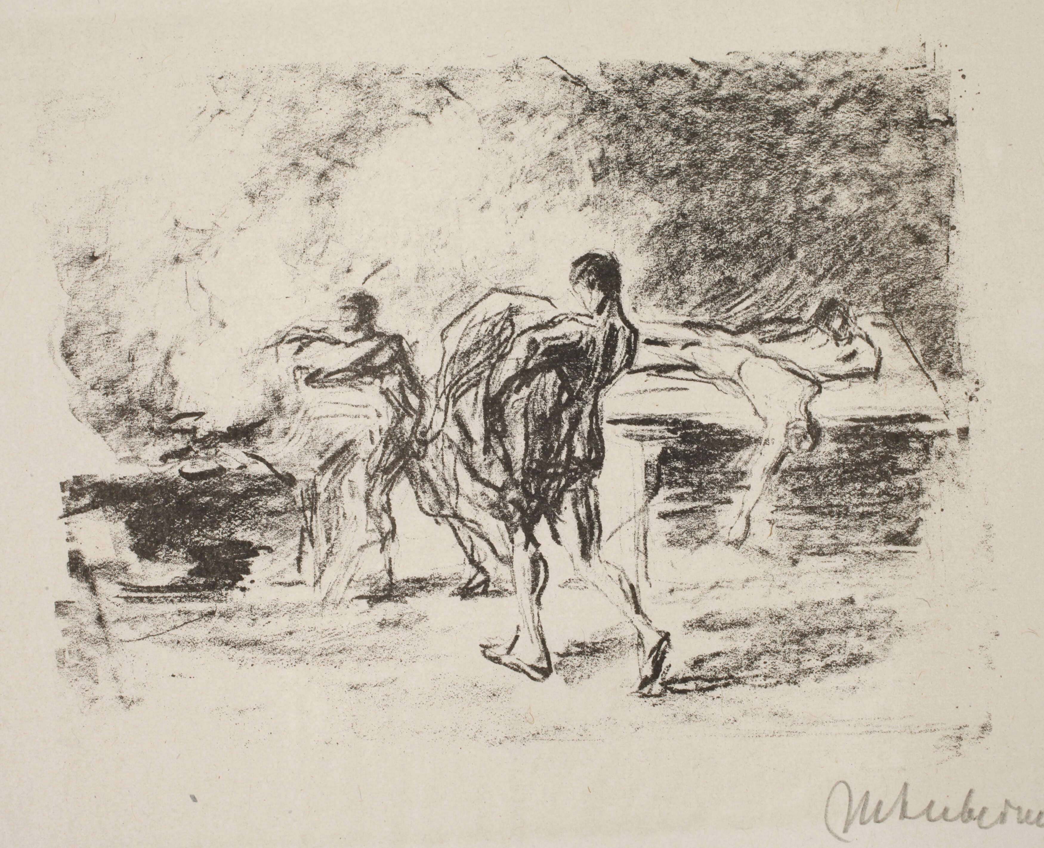 Max Liebermann, "Die Pestleichen"
