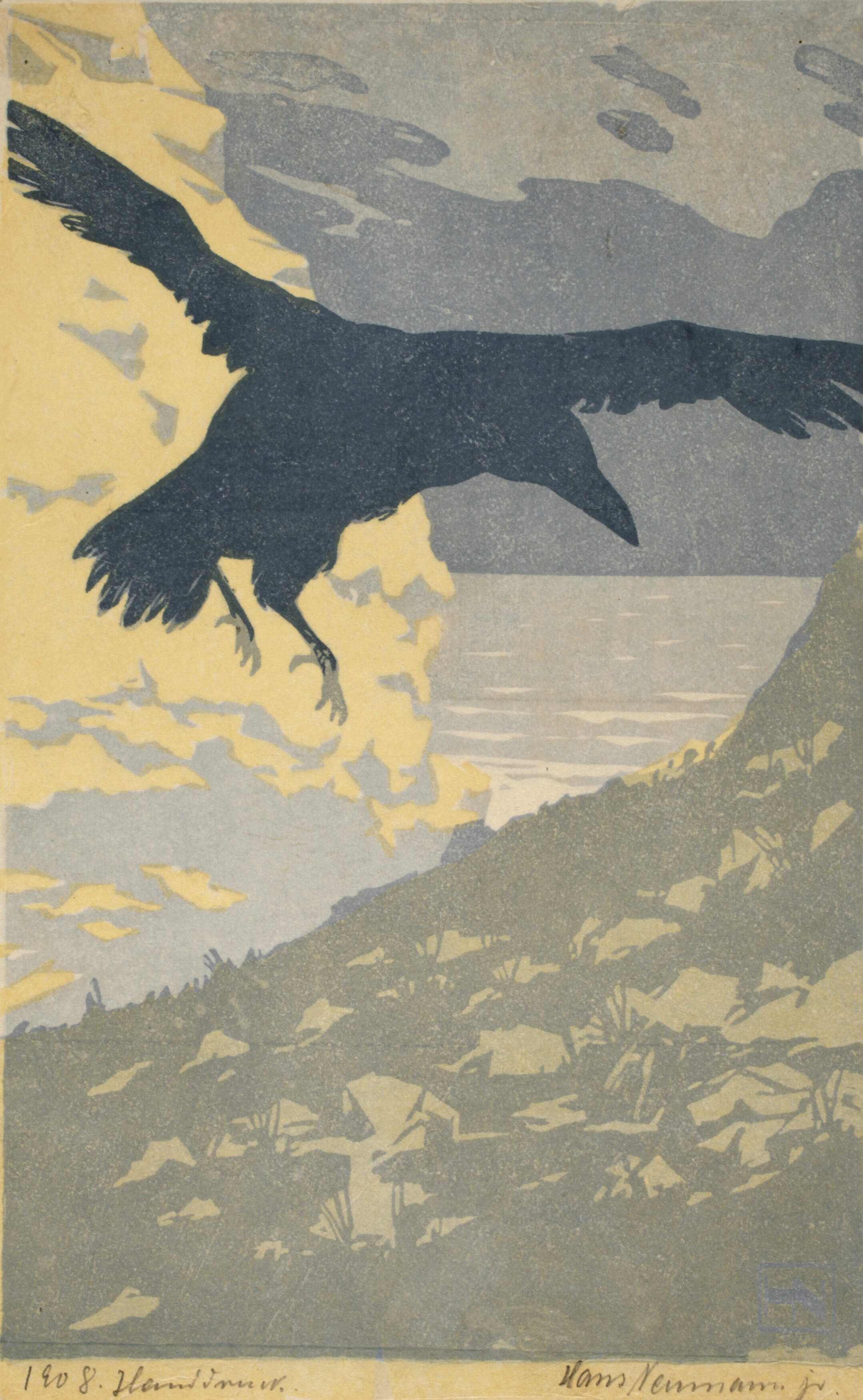 Hans Neumann, Fliegende Krähe