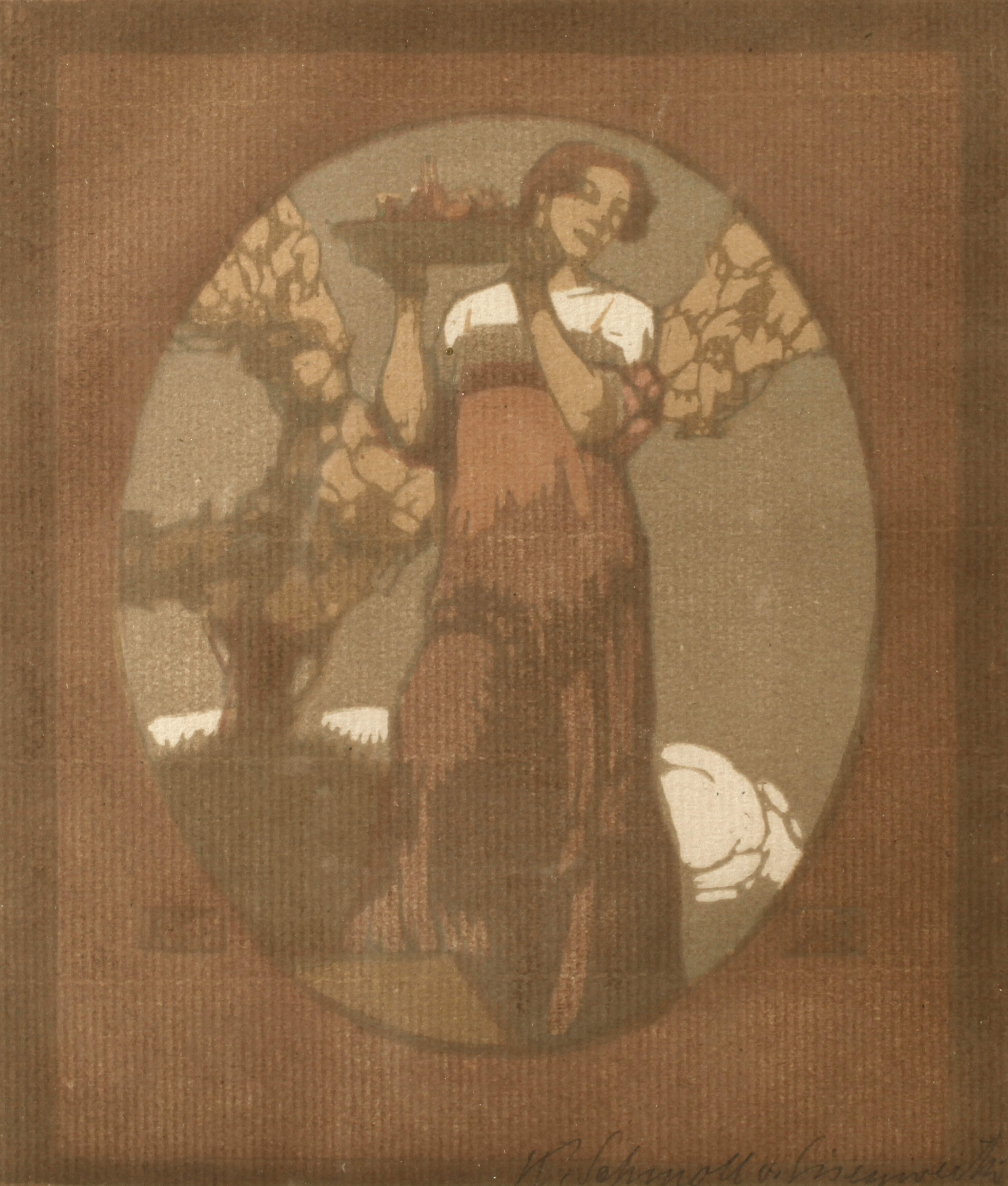 Karl Schmoll von Eisenwerth, "Im Garten"