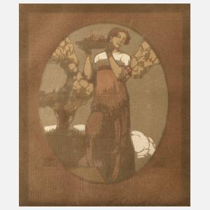 Karl Schmoll von Eisenwerth, "Im Garten"