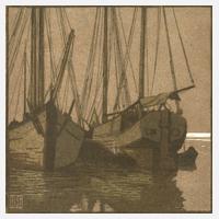 Daniel Staschus, Kähne auf dem Wasser111