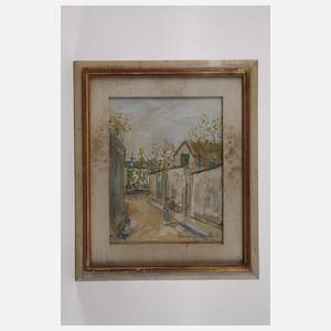 Maurice Utrillo, Straßenszene