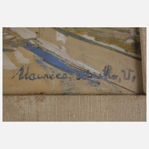 Maurice Utrillo, Straßenszene