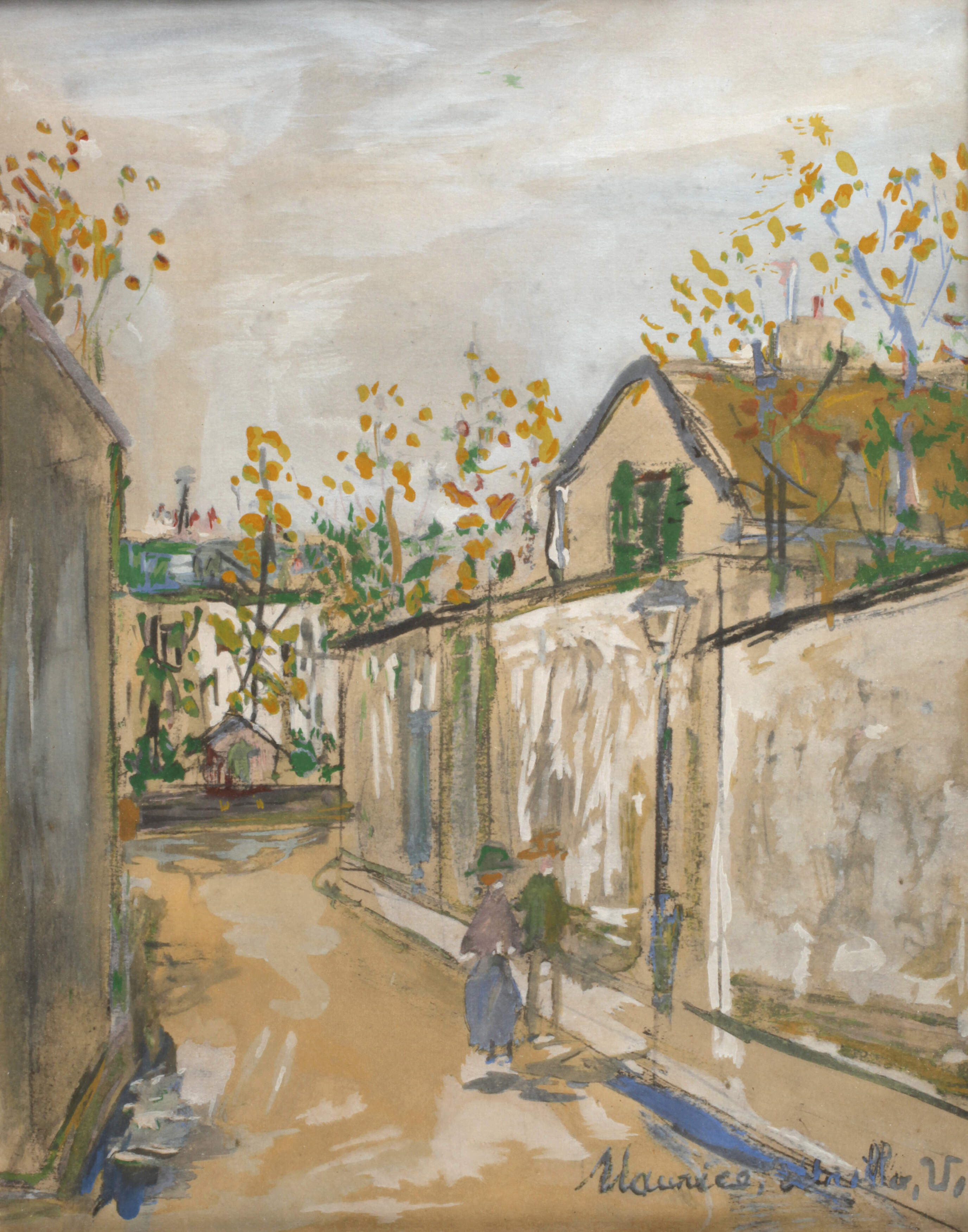 Maurice Utrillo, Straßenszene