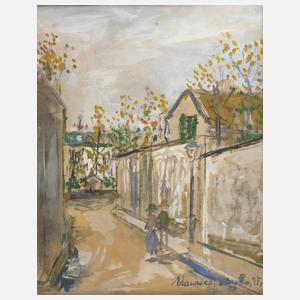 Maurice Utrillo, Straßenszene