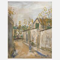 Maurice Utrillo, Straßenszene111