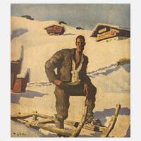 nach Alfons Walde, "Bergwinter"111