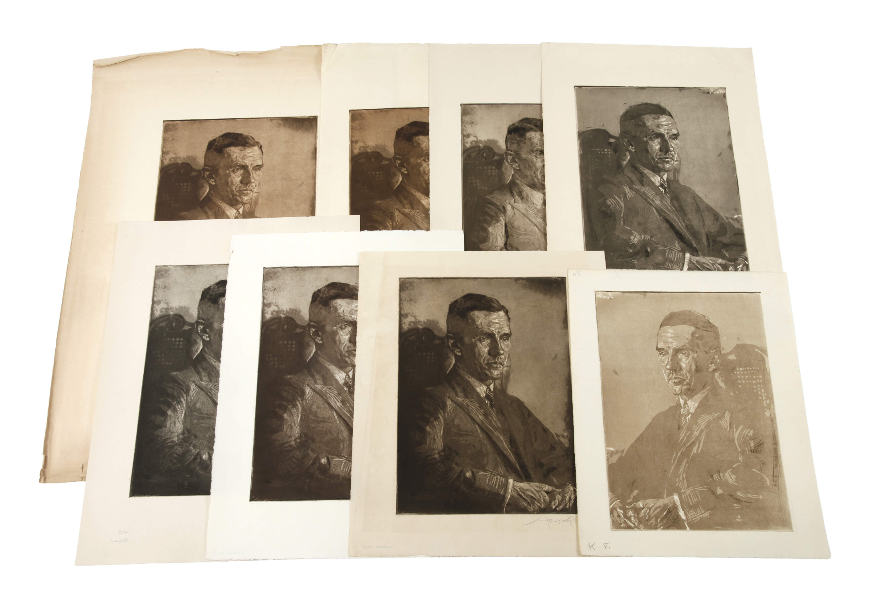 Heinrich Wolff, Sammlung Zustandsdrucke
